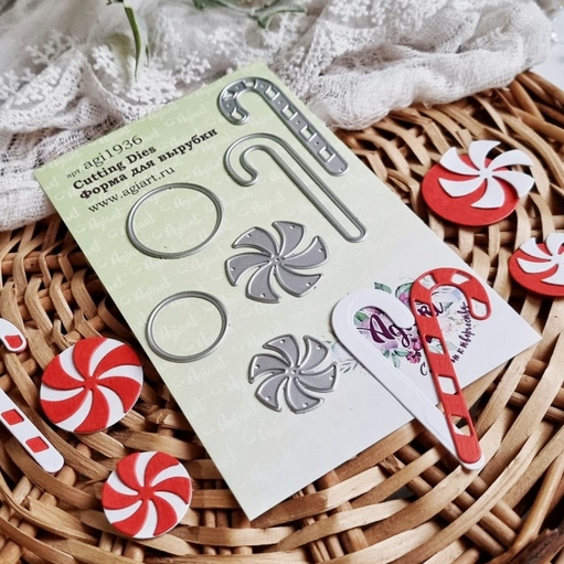 Ножи для вырубки Agiart "Новогодние леденцы"