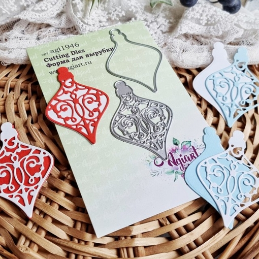 Ножи для вырубки Agiart "Хрустальная игрушка 3"