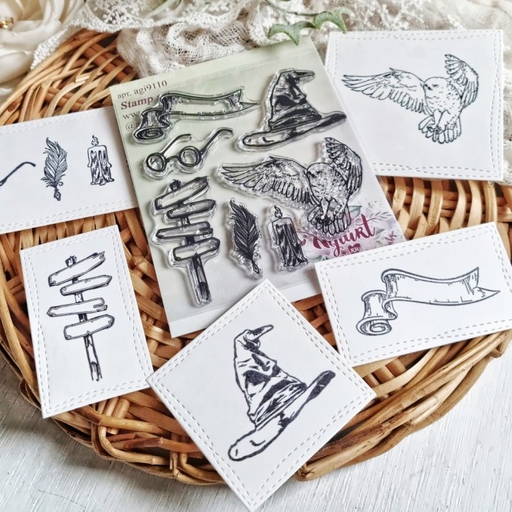 Набор штампов Agiart "Школа магии 2"