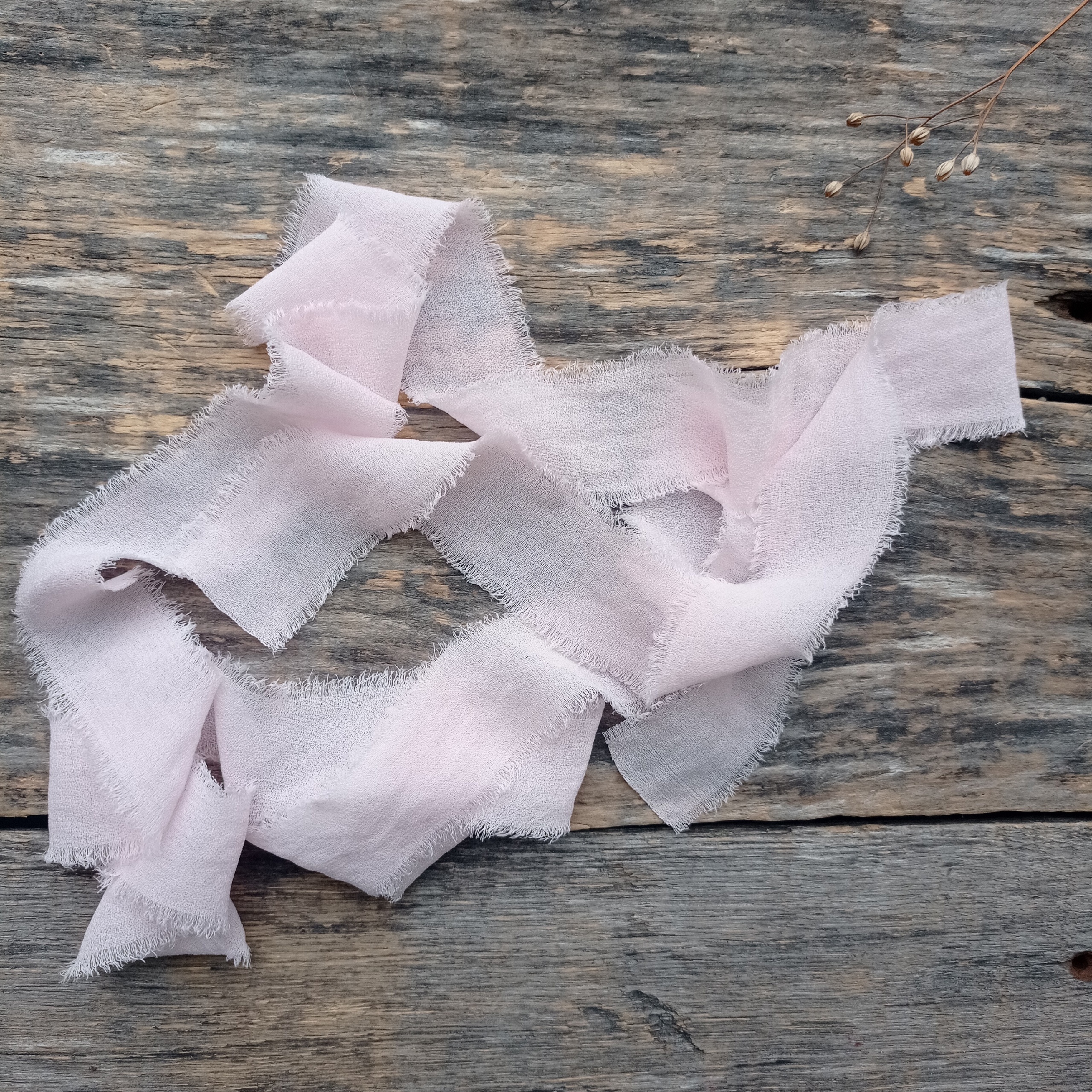 Лента креп-шифон 2,5см «Зефирка»