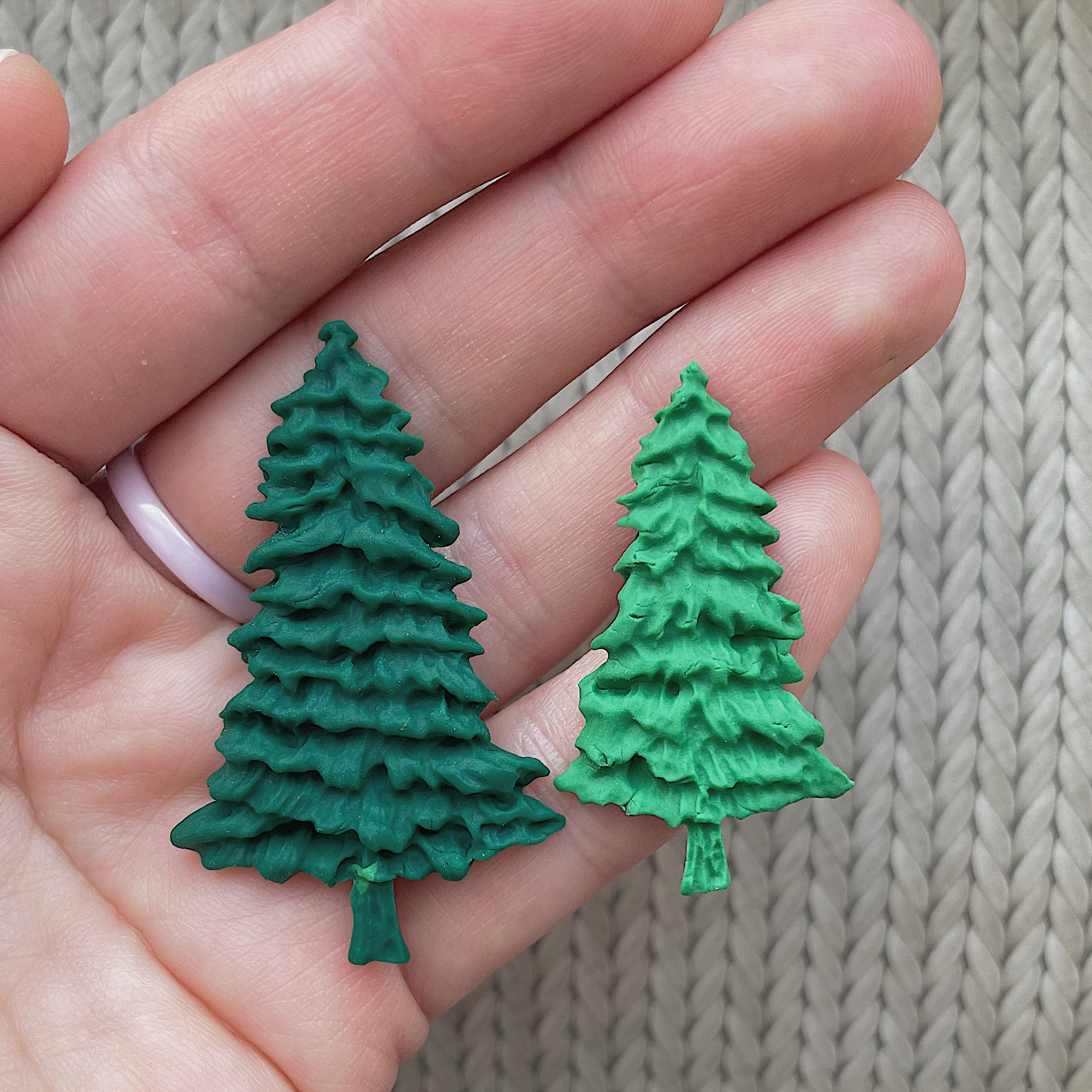 Набор декора "Ёлки зелёные"