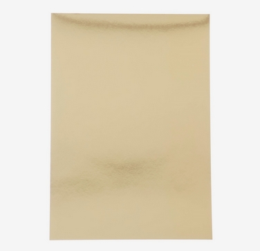 Картон А4 зеркальный 230 г/м2 Золото