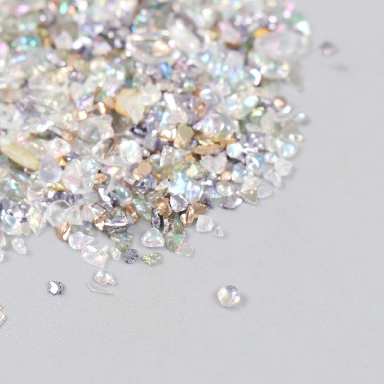 Декоративные природные перламутровые камушки "Загадка"