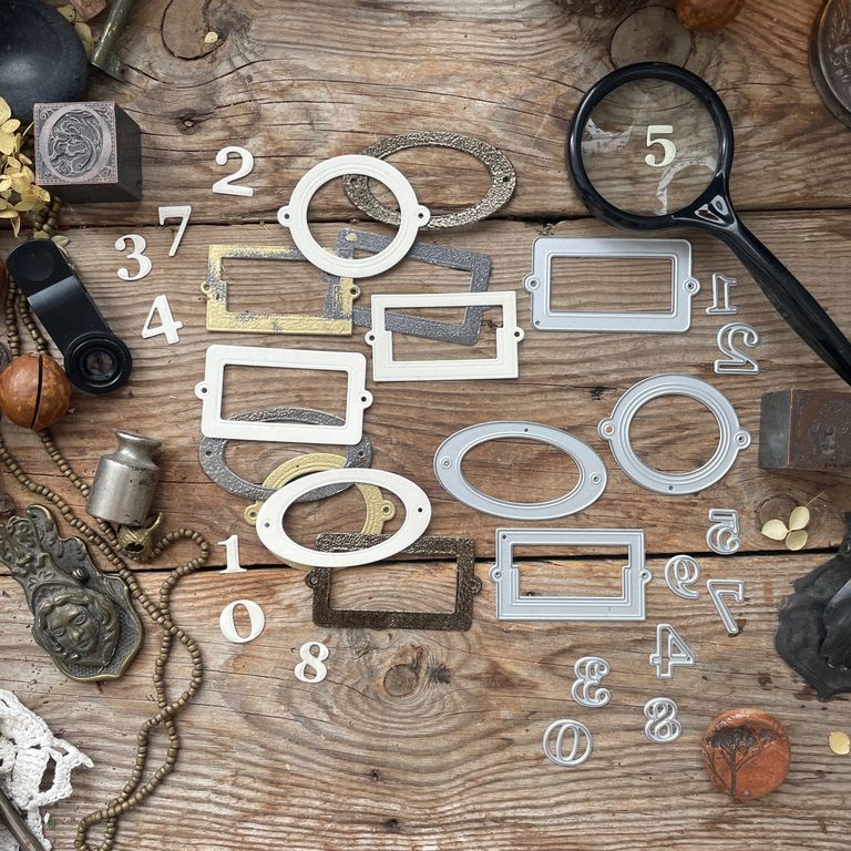 Ножи для вырубки mimi cut "Библиотечный учет"