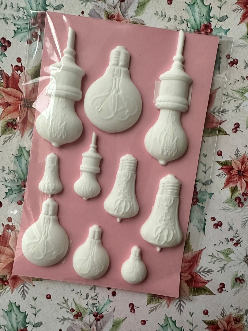 Пластиковый декор "Набор круглых лампочек"