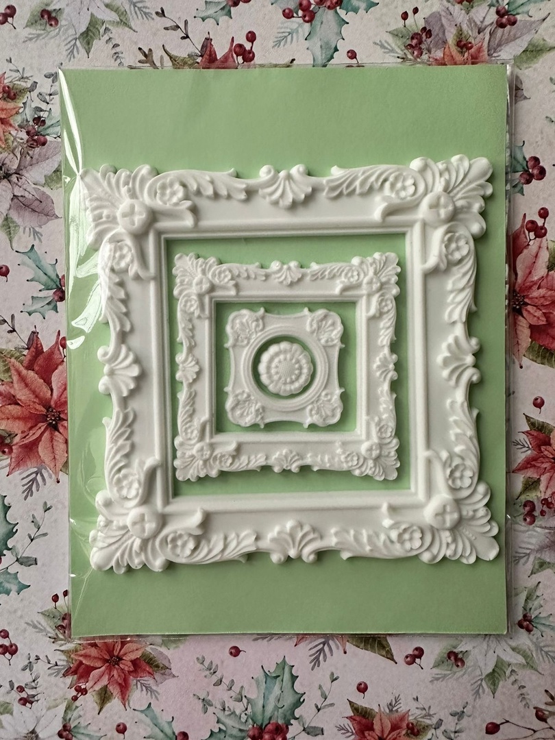 Пластиковый декор "Рамки квадратные"