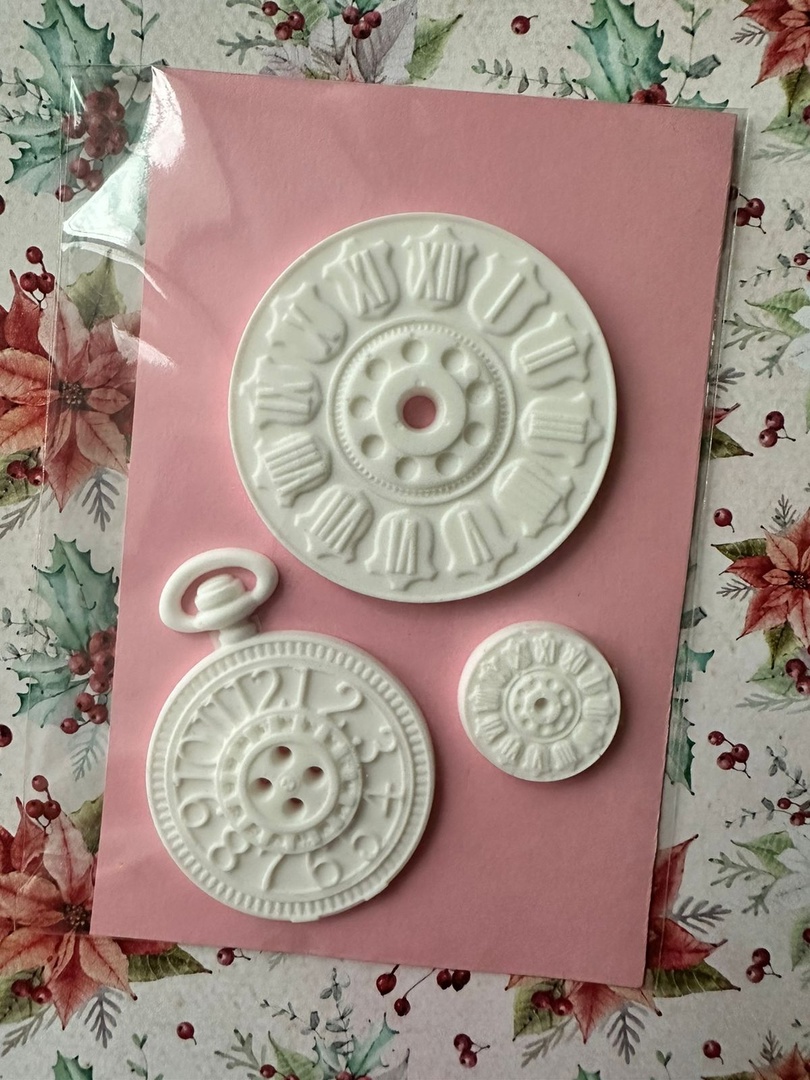 Пластиковый декор "Часы карманные"