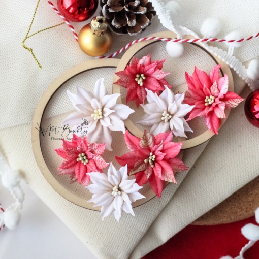 Набор тканевых цветов ArtBounty "Зимние чудеса"