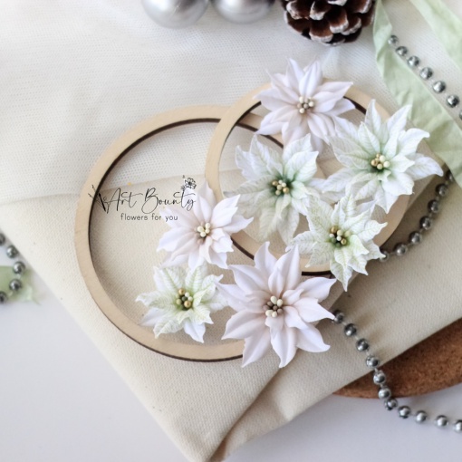 Набор тканевых цветов ArtBounty "Хюгге рождество"