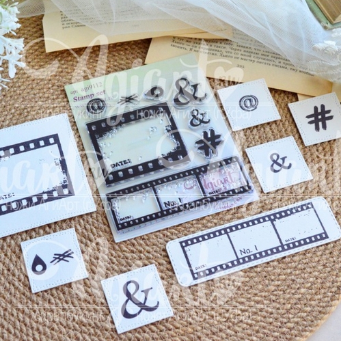 Набор штампов Agiart "Кинохроника"