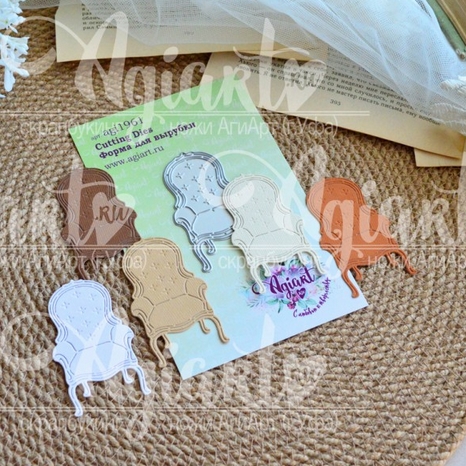 Нож для вырубки Agiart "Антикварное кресло"