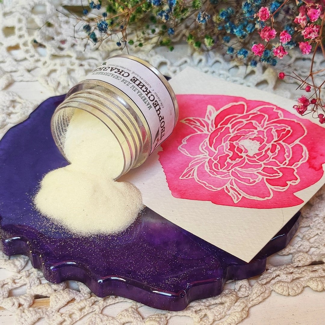 Пудра для эмбоссинга Творческие сказки "Прозрачная"