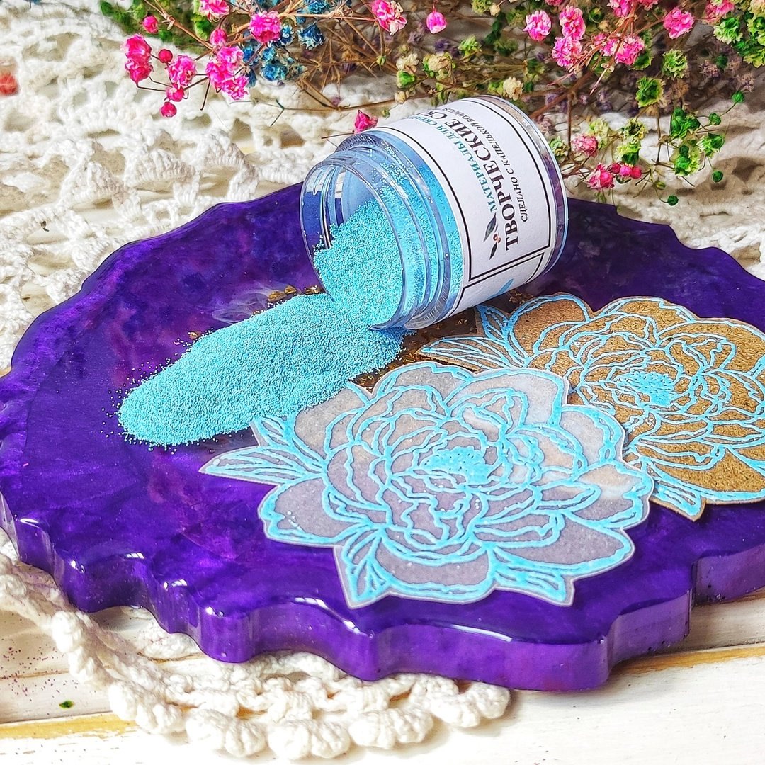 Пудра для эмбоссинга Творческие сказки "Голубая"