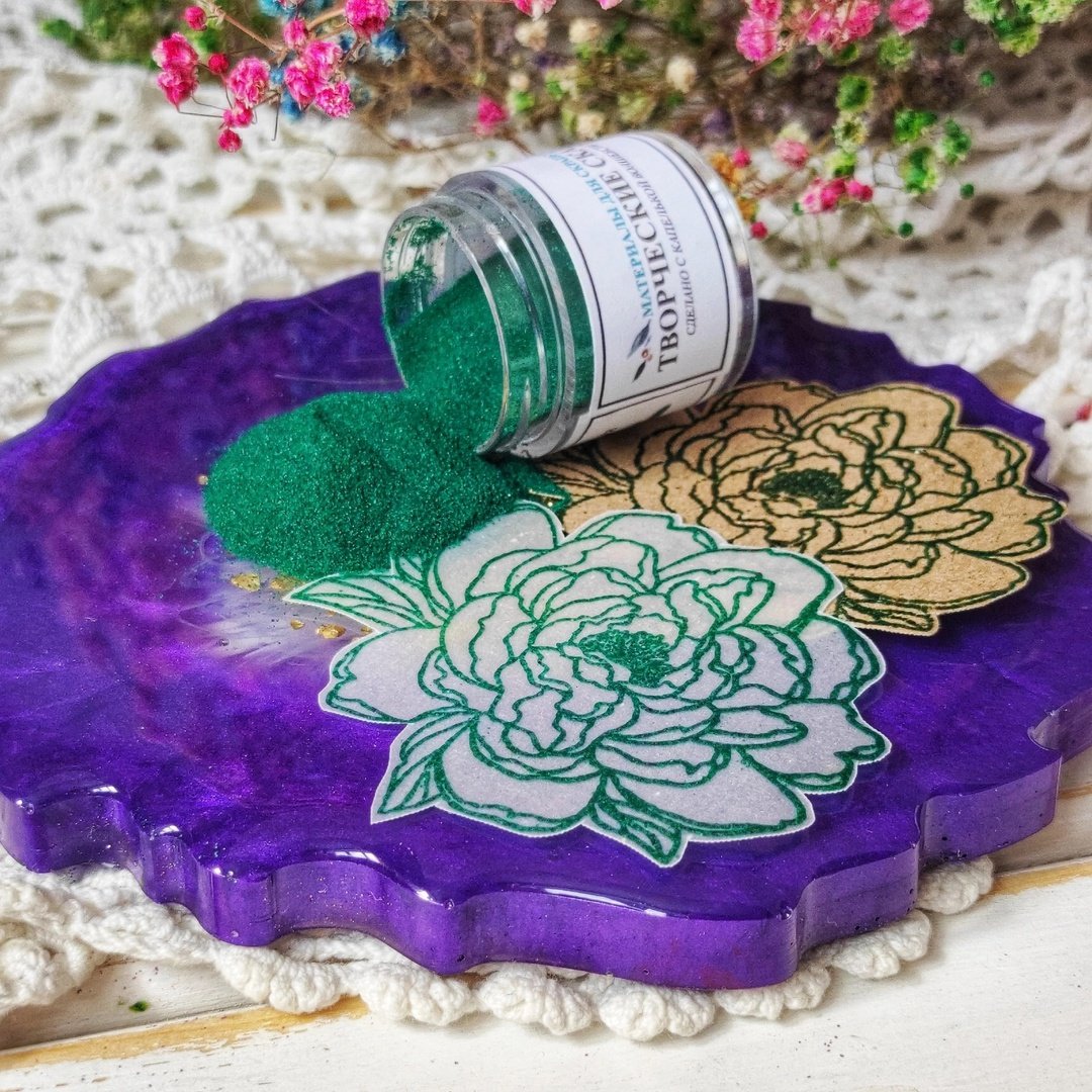 Пудра для эмбоссинга Творческие сказки "Изумрудная"