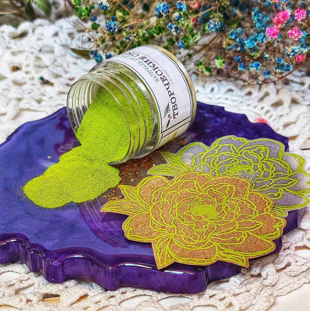 Пудра для эмбоссинга Творческие сказки "Лайм"