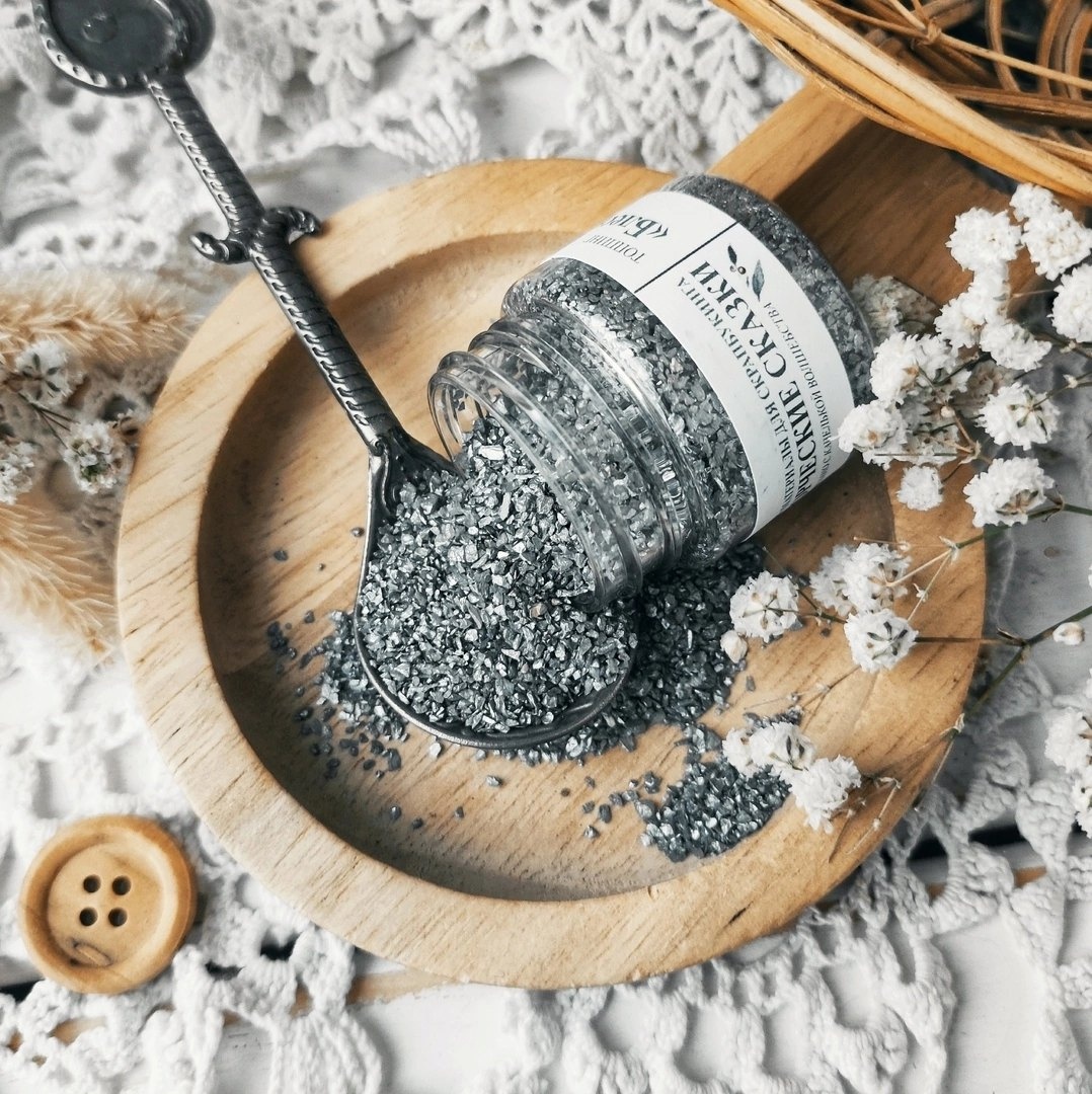 Топпинг Творческие сказки "Блеск металла" Серебряный