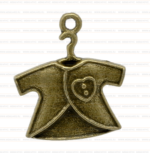 Подвеска металлическая "Распашёнка". Цвет античный бронзовый