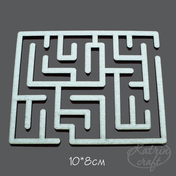 Чипборд "Лабиринт прямоугольный большой"