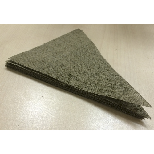 Флажки ручной работы из накрахмаленного льна