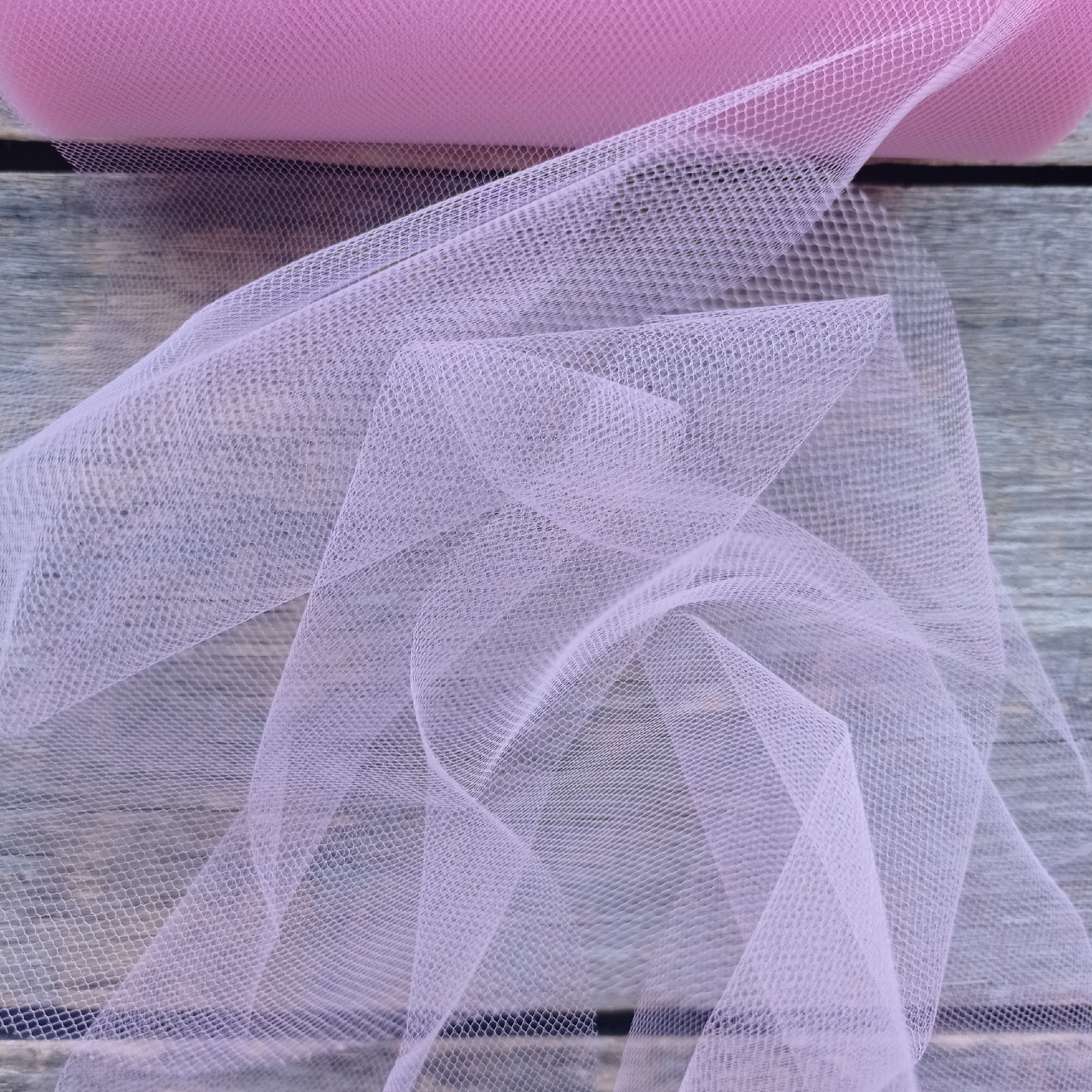 Фатин 15см Розовый