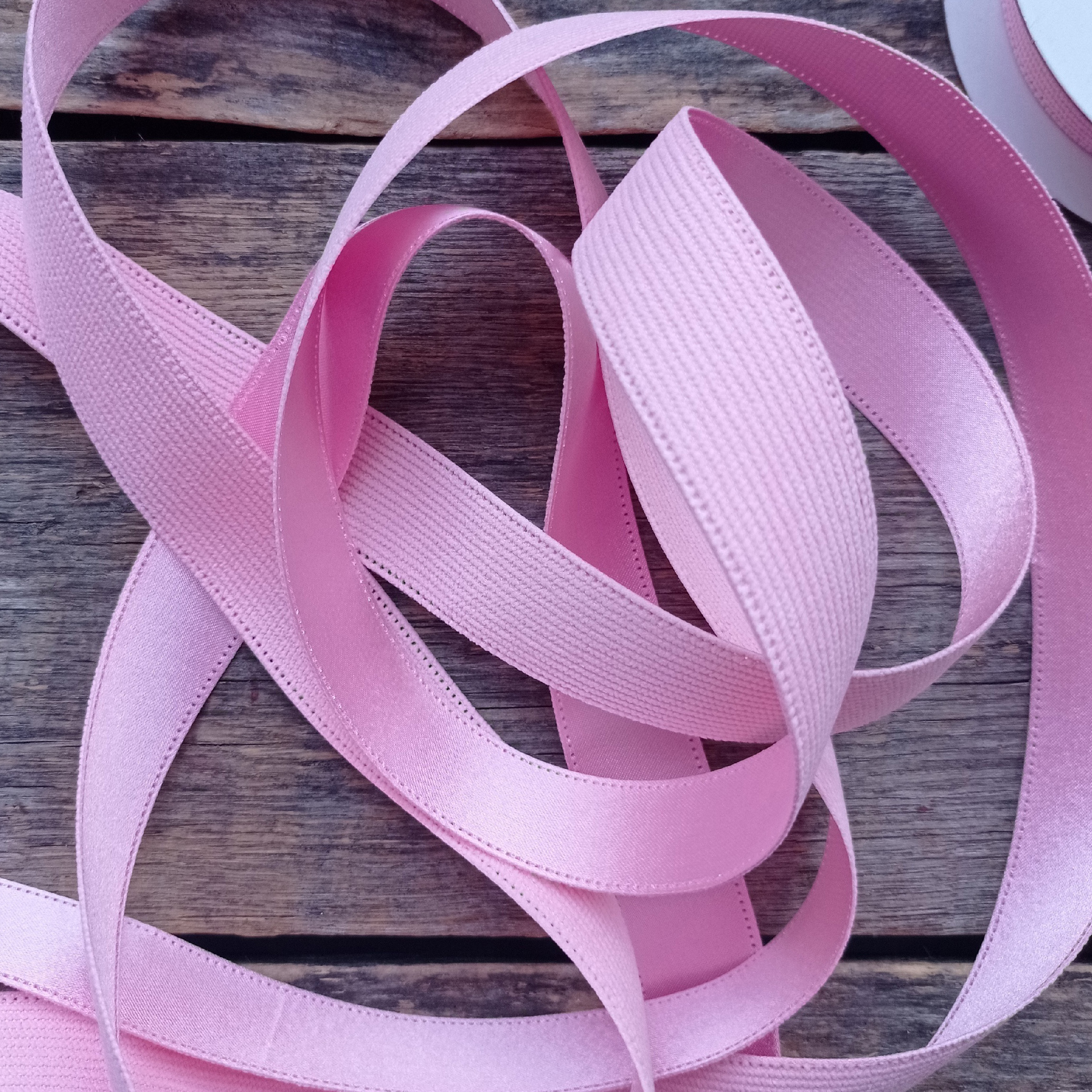 Лента вельвет/атлас 25 мм Сакура