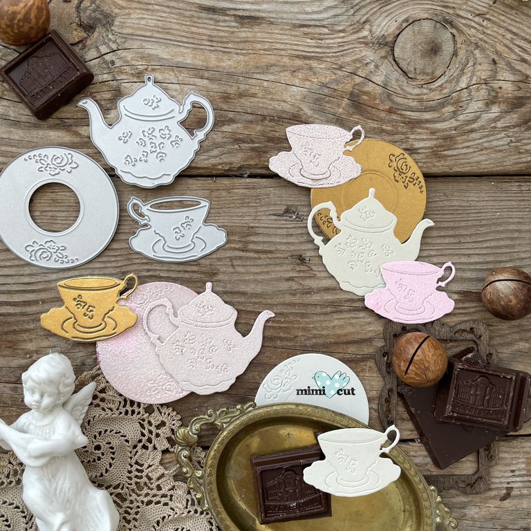 Ножи для вырубки mimi cut "Безумное чаепитие"