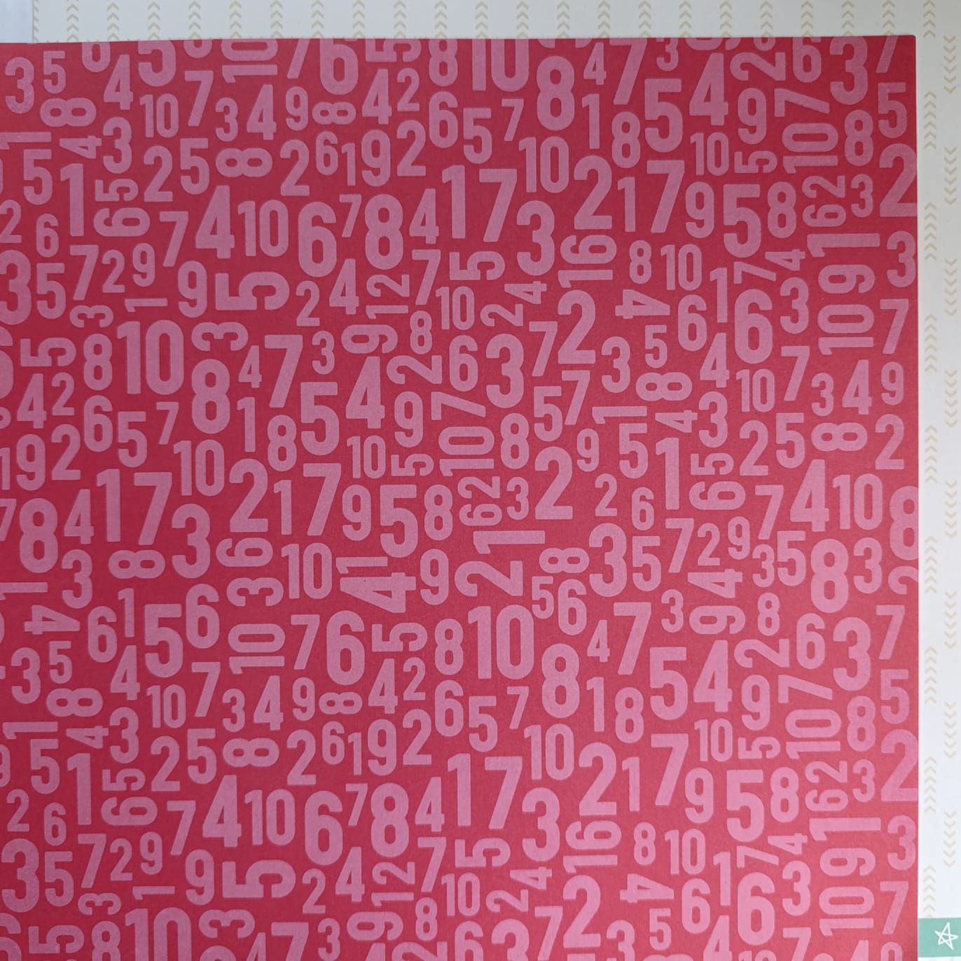 Бумага для скрапбукинга Elle'sStudio "Everyday Moments" Numbers (ES08)