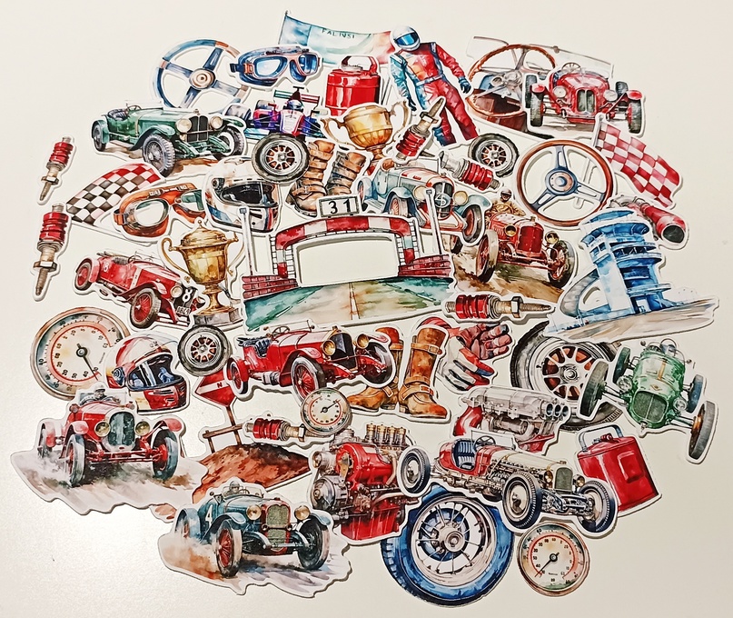 Набор высечек TMScrapbookDesigns «Гонщик»