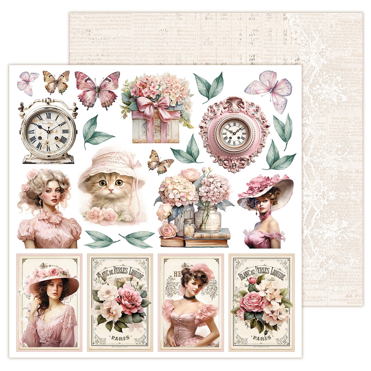 Бумага LemonCraft «Roses» Dear Diary... 04 (LC5-4)