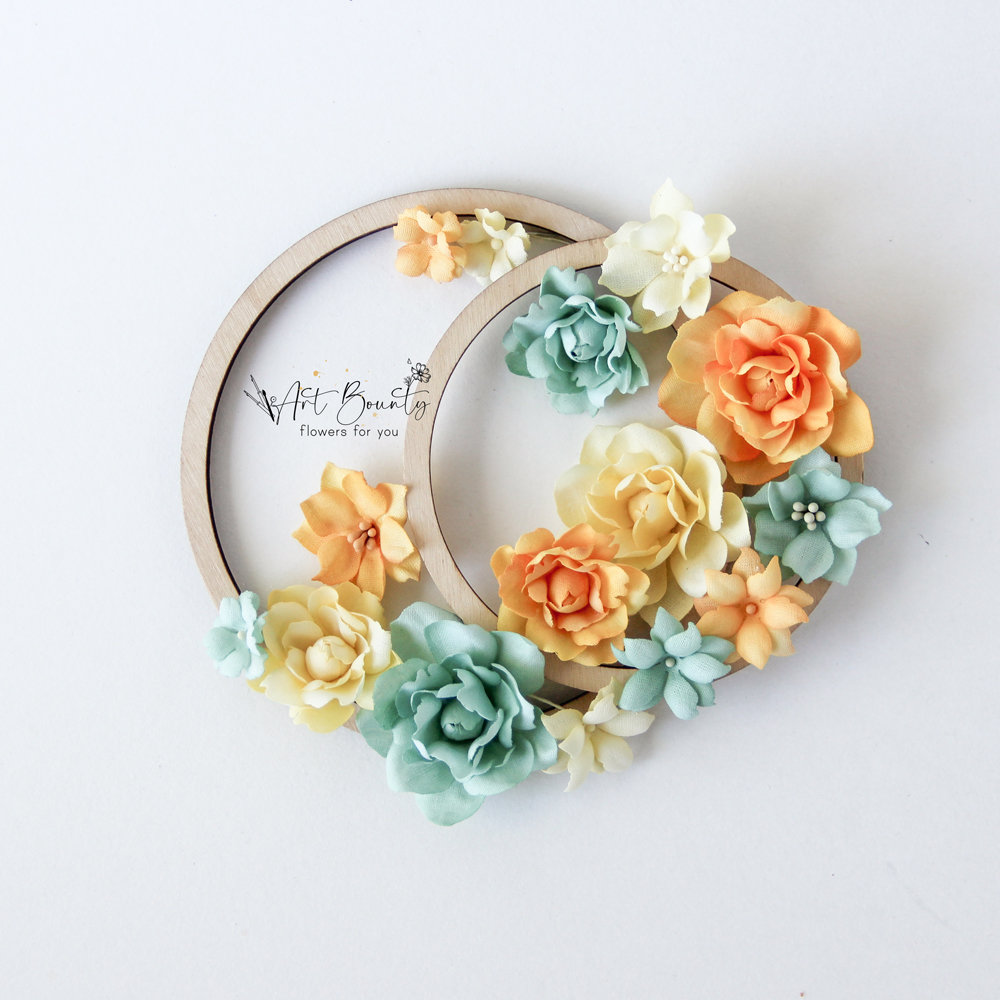 Набор тканевых цветов ArtBounty "Шумели клёны"