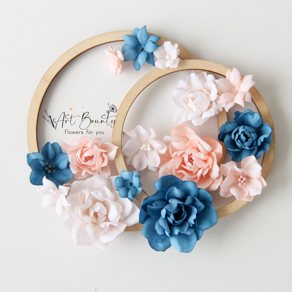 Набор тканевых цветов ArtBounty "Морские кораллы"