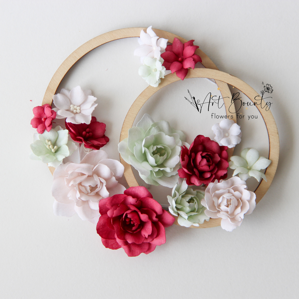 Набор тканевых цветов ArtBounty "Таинственный сад"