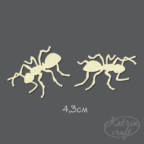 Чипборд "Муравьи" большие