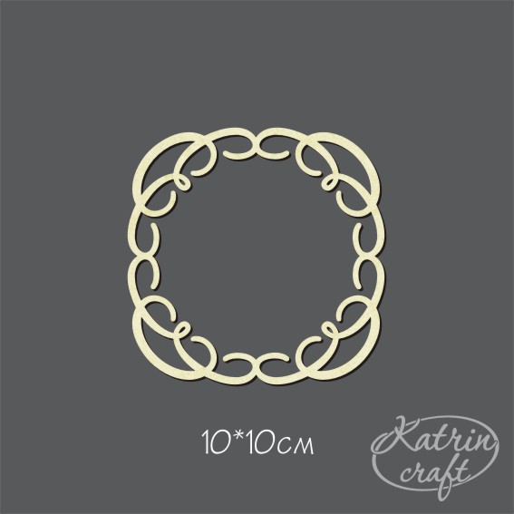 Чипборд "Рамка №6 квадратная"