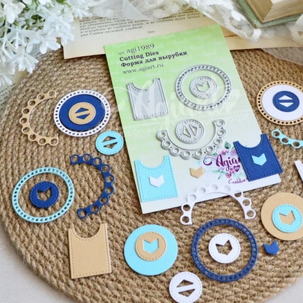 Ножи для вырубки Agiart "Динамичный мастхэв №2"