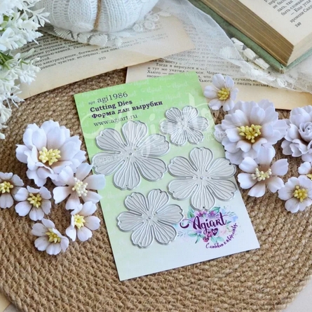 Ножи для вырубки Agiart "Камелия"