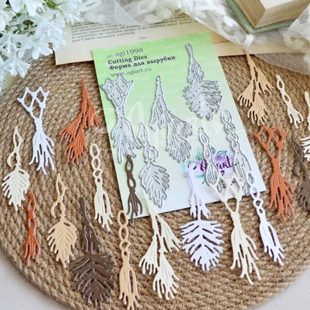 Ножи для вырубки Agiart "Элементы Макраме"