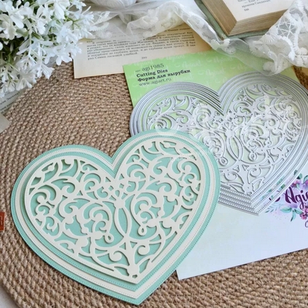 Ножи для вырубки Agiart базовые "Сердце"