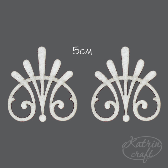 Чипборд "Вензель №3" большой