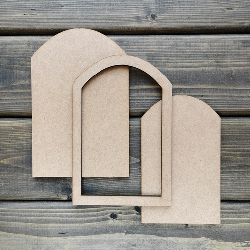 Заготовка из МДФ Деревяшки и бумажки "Форма №6"