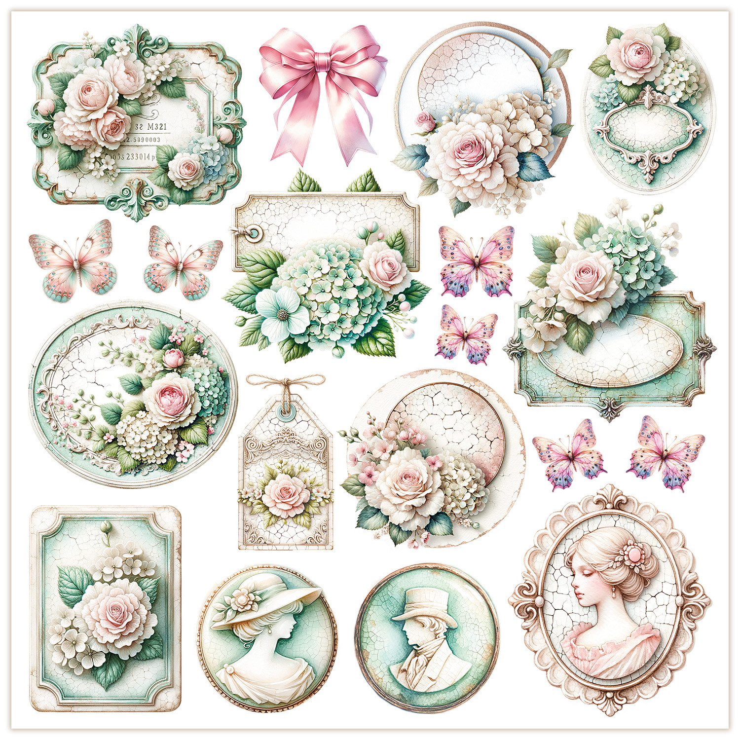 Бумага 20*20 LemonCraft «Today» Elements&Basic (LC8-8)