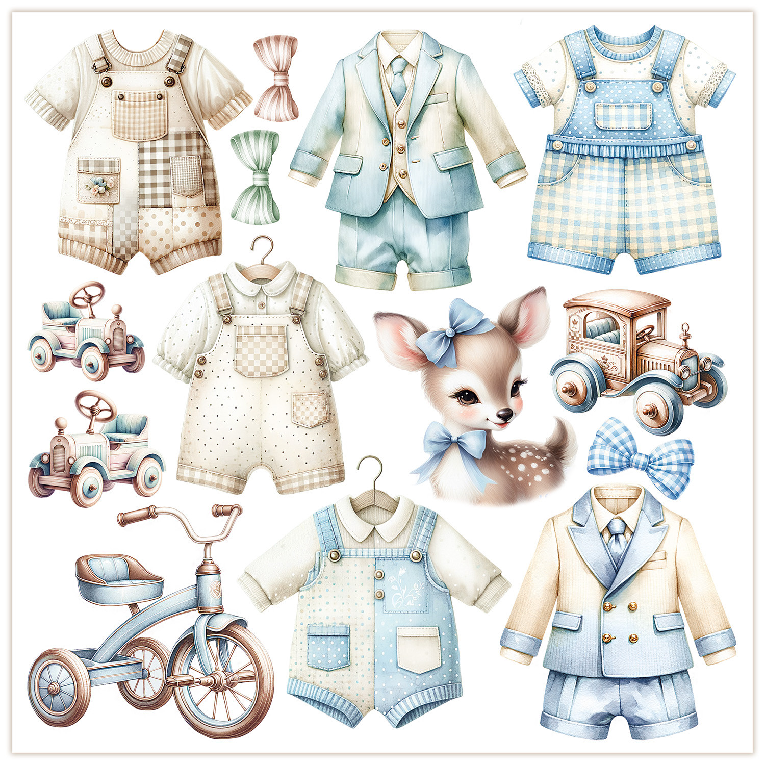Бумага 20*20 LemonCraft «Cotton Candy» BOY Elements&Basic (LC9-9)