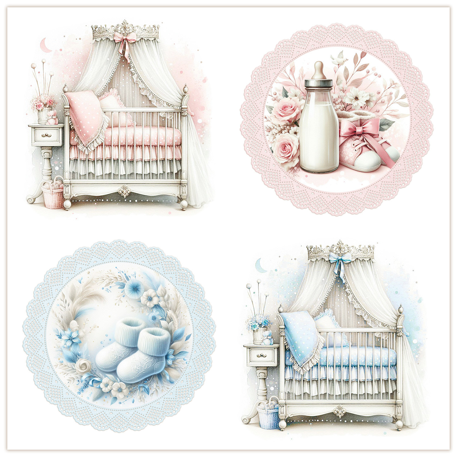 Бумага 20*20 LemonCraft «Cotton Candy» (LC9-8)