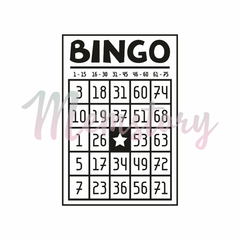 Штамп Memstory "Bingo"