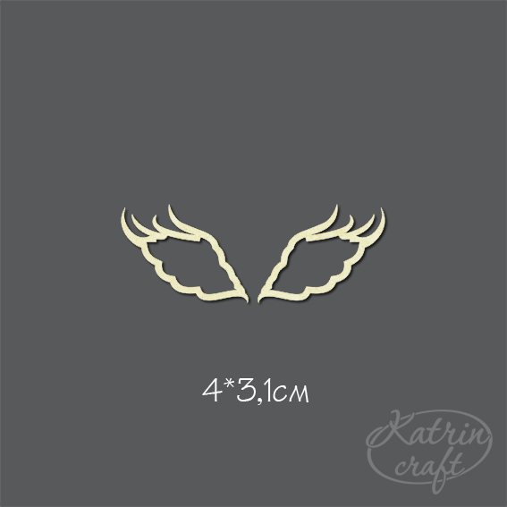 Чипборд "Крылья №7" 2 шт