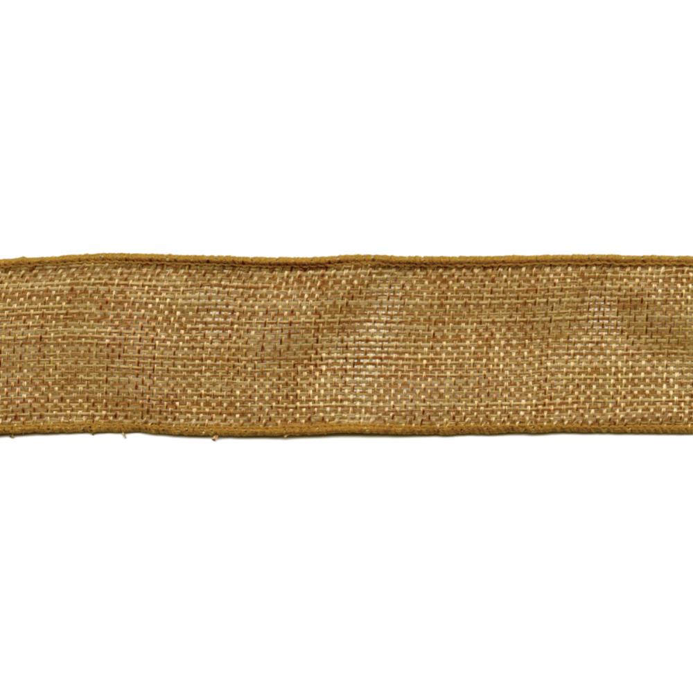 Джутовая лента May Arts. Цвет рыжий