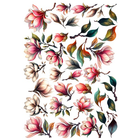 Набор тканевых высечек Mary Made "Магнолия"