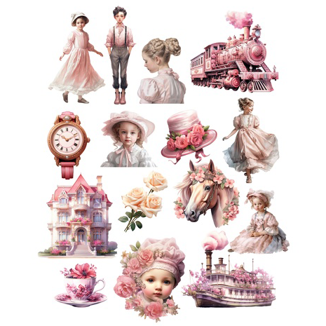 Набор тканевых высечек Mary Made "Шебби 2"