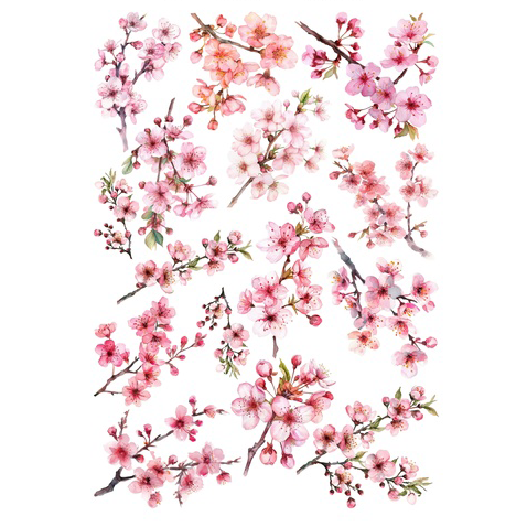 Набор тканевых высечек Mary Made "Сакура 2"