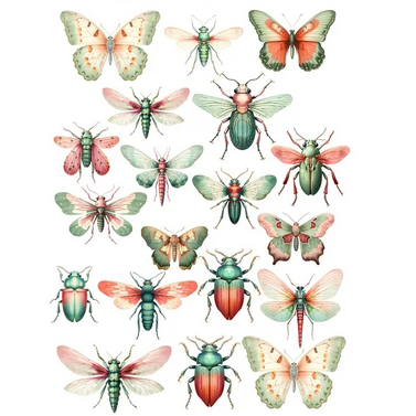 Набор тканевых высечек Mary Made "Ботаника доп."